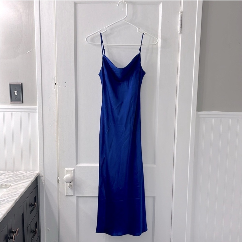 Express Royal Blue Long Maxi Dress. Size Small.